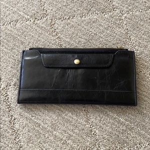Black hobo wallet